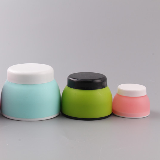 10g 30g 50g 100g plastic PP facial cream jar custom empty cosmetic cream jar packaging plastic jar for scrub cream