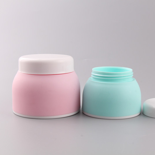 10g 30g 50g 100g plastic PP facial cream jar custom empty cosmetic cream jar packaging plastic jar for scrub cream
