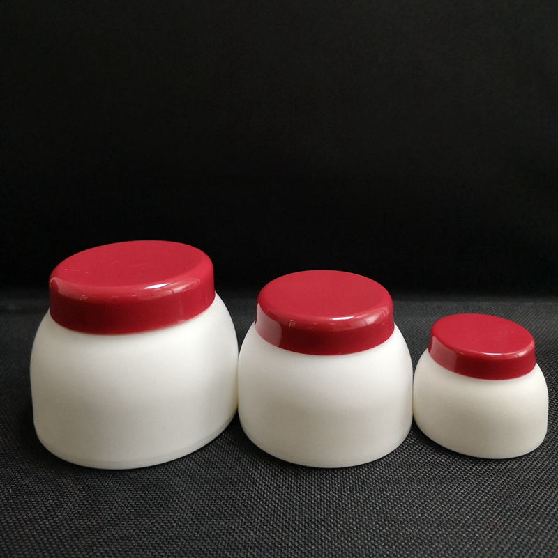 10g 30g 50g 100g plastic PP facial cream jar custom empty cosmetic cream jar packaging plastic jar for scrub cream