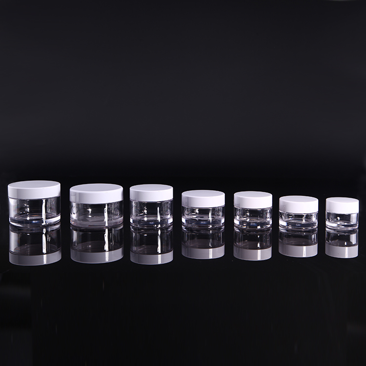 10g-350g PETG Clear Cosmetic Jar cosmetic creams packaging