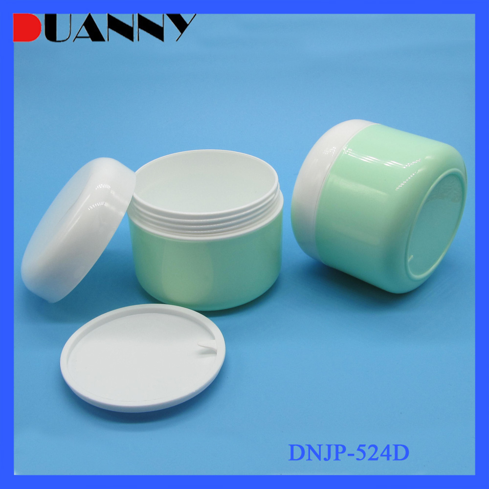 10g- 500g White Round Plastic Hair Care Production Jar Container