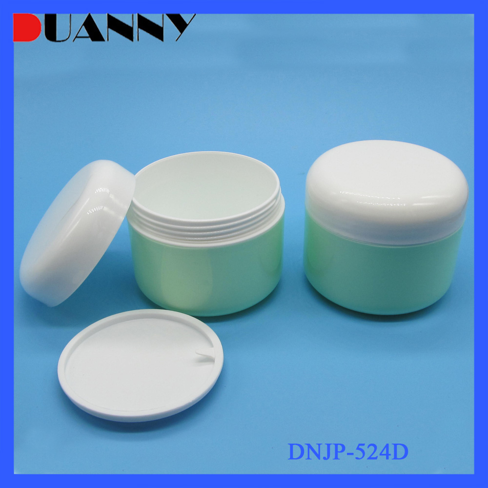 10g- 500g White Round Plastic Hair Care Production Jar Container