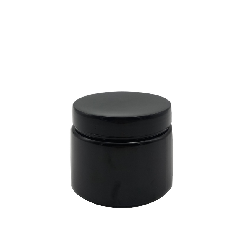 10g 50g 100g black pet plastic jar cosmetic jar cream jar with lid