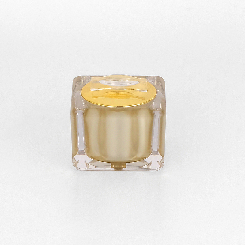 10g Acrylic Jar Customizable Empty Pot Cream Container for face cream packaging (5g inner tank alternative)