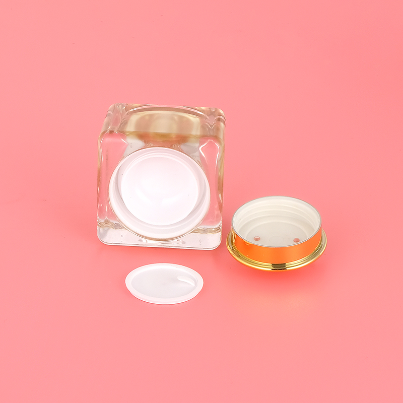 10g Acrylic Jar Customizable Empty Pot Cream Container for face cream packaging (5g inner tank alternative)