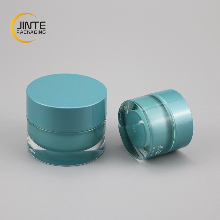 10g Blackish green Acrylic Cream Jar Cosmetic Lip Balm Packaging Pot