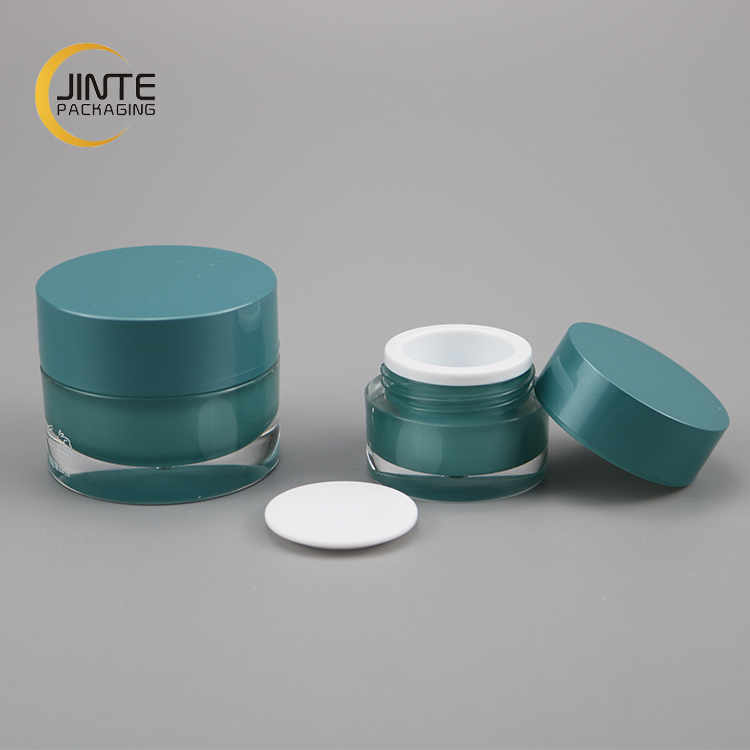 10g Blackish green Acrylic Cream Jar Cosmetic Lip Balm Packaging Pot