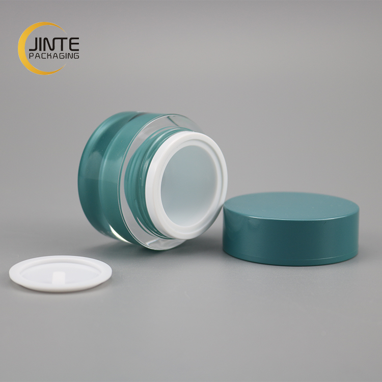 10g Blackish green Acrylic Cream Jar Cosmetic Lip Balm Packaging Pot