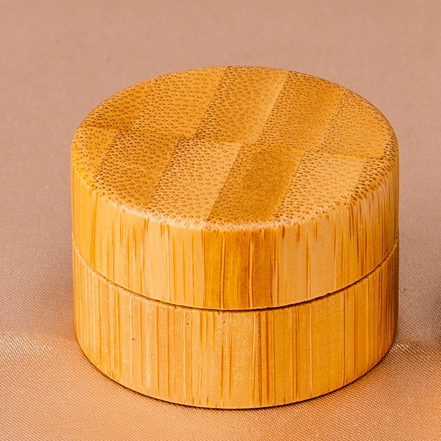 10g China Manufacturer Supplier Professional In Cosmetic Packaging Container Bamboo Single Layer Empty Cream Jar