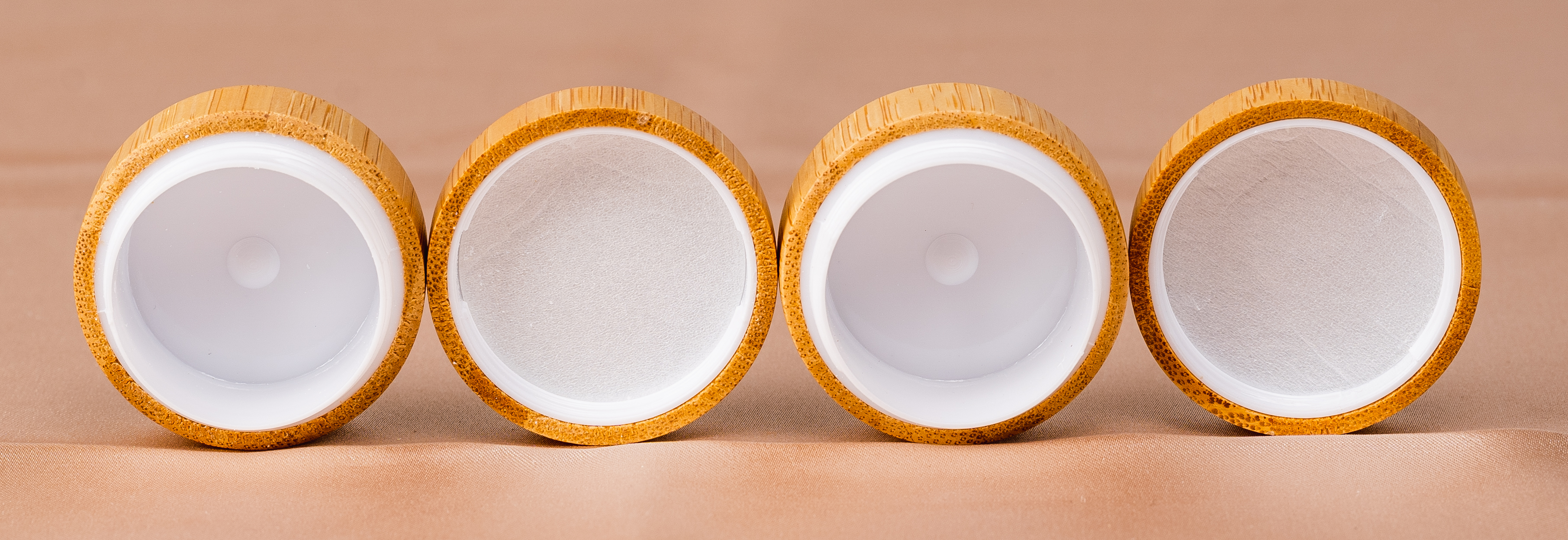 10g China Manufacturer Supplier Professional In Cosmetic Packaging Container Bamboo Single Layer Empty Cream Jar