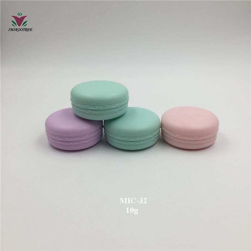 10g Colorful Mini Macaron Shape Storage Box Lip Balm Case Container