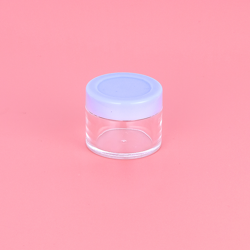 10g Customized Transparent Lip Balm Jar PS Small Plastic Jars for Scrubs Gel Glue Powder