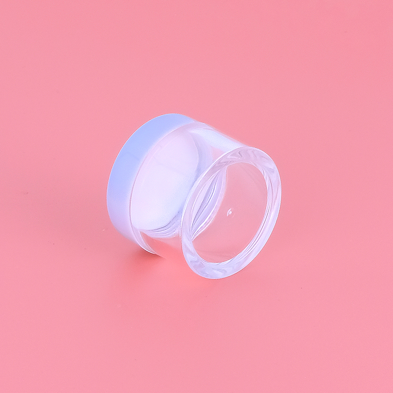 10g Customized Transparent Lip Balm Jar PS Small Plastic Jars for Scrubs Gel Glue Powder