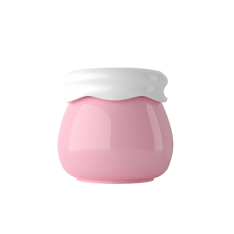 10g Cute small empty eye cream plastic jars Cosmetic container Pink/Green/Clear PP cream jars