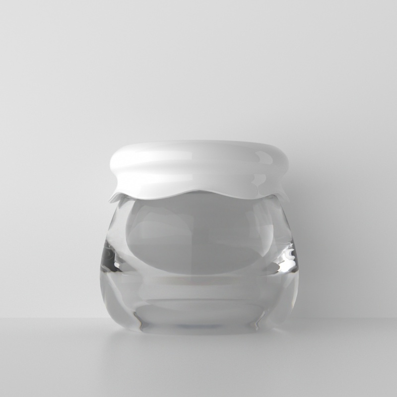10g Cute small empty eye cream plastic jars Cosmetic container Pink/Green/Clear PP cream jars