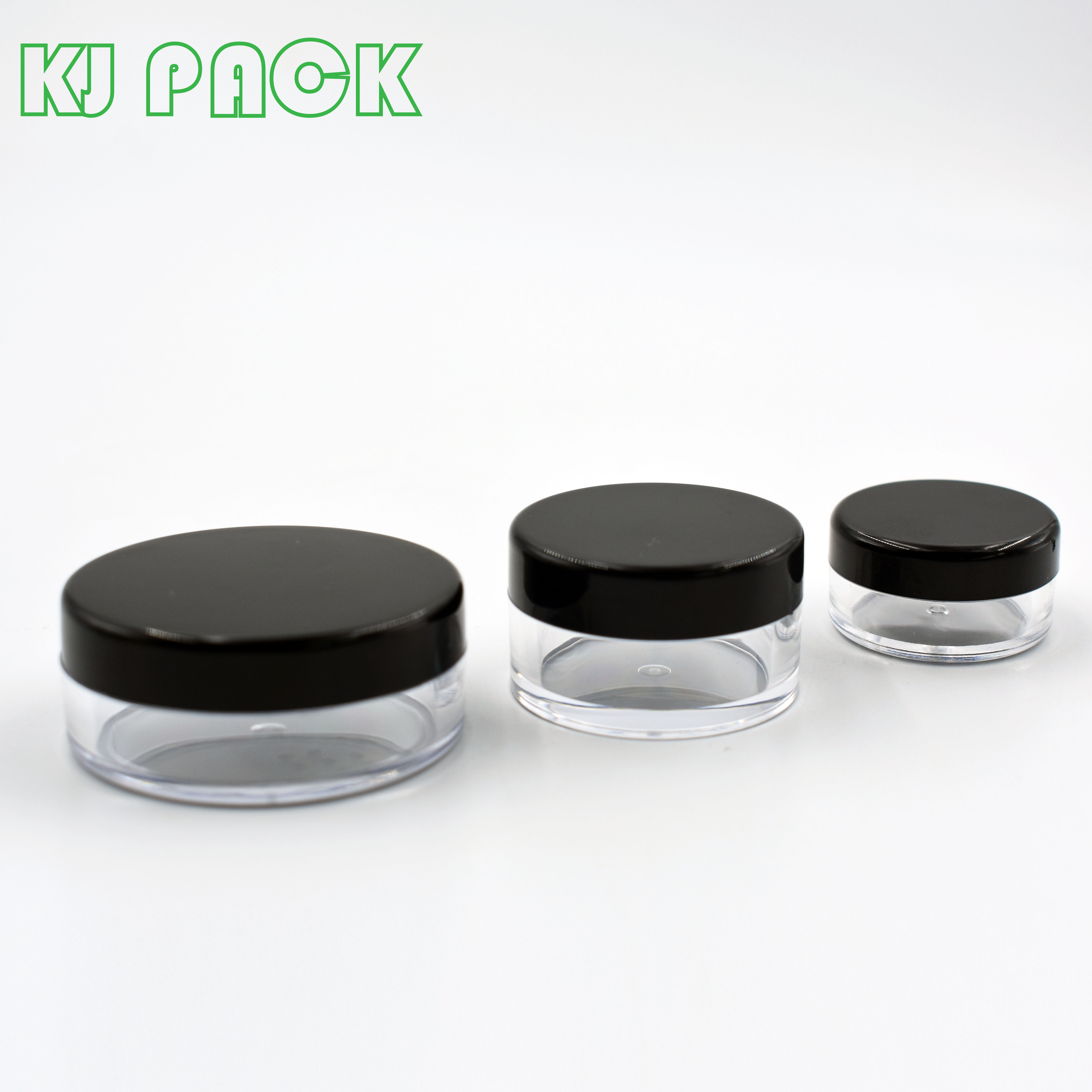 10g Empty Loose Face Powder Blusher Puff Case Box Makeup Cosmetic Jars Containers with Sifter and Lids