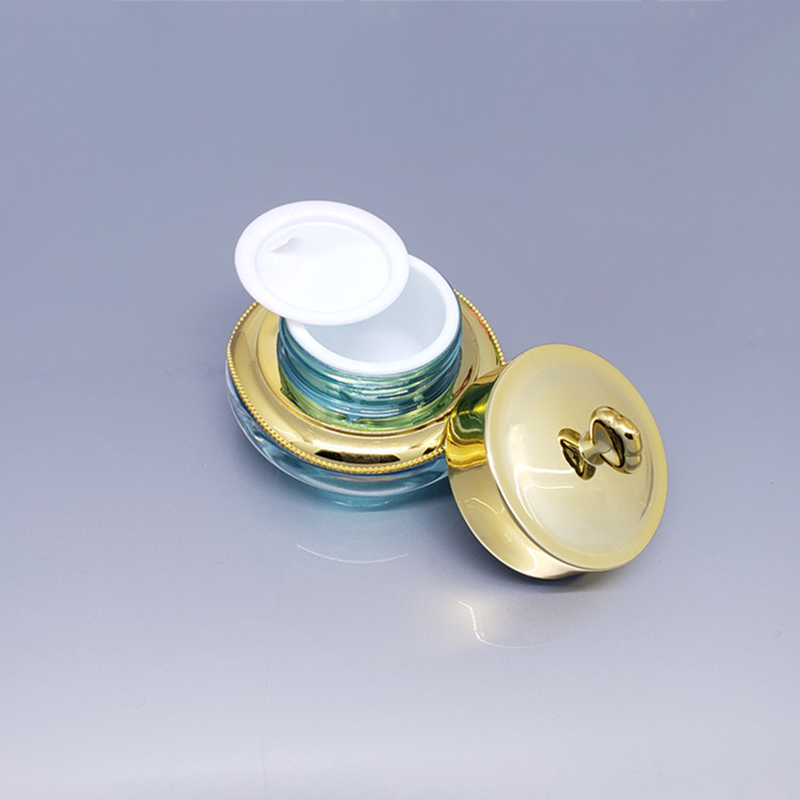 10g In stock Ready to Ship Empty Plastic Cream Jar with crown lid