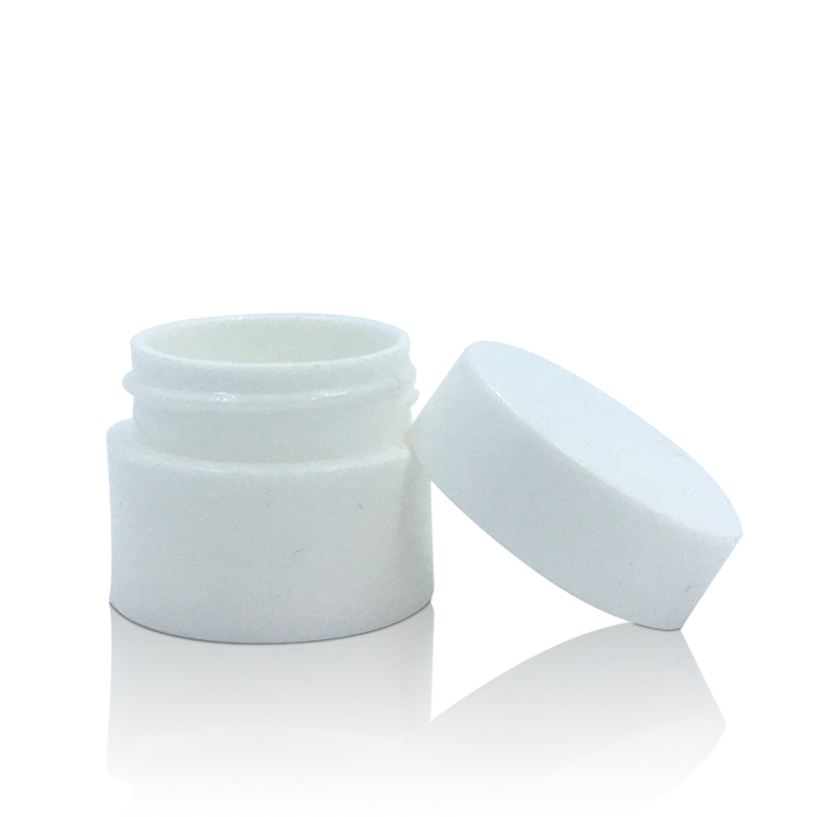 10g Mini Lip Balm Makeup Skincare Sample Packaging Plastic Cream Jar Container 10ml