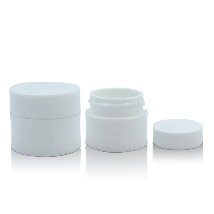 10g Mini Lip Balm Makeup Skincare Sample Packaging Plastic Cream Jar Container 10ml