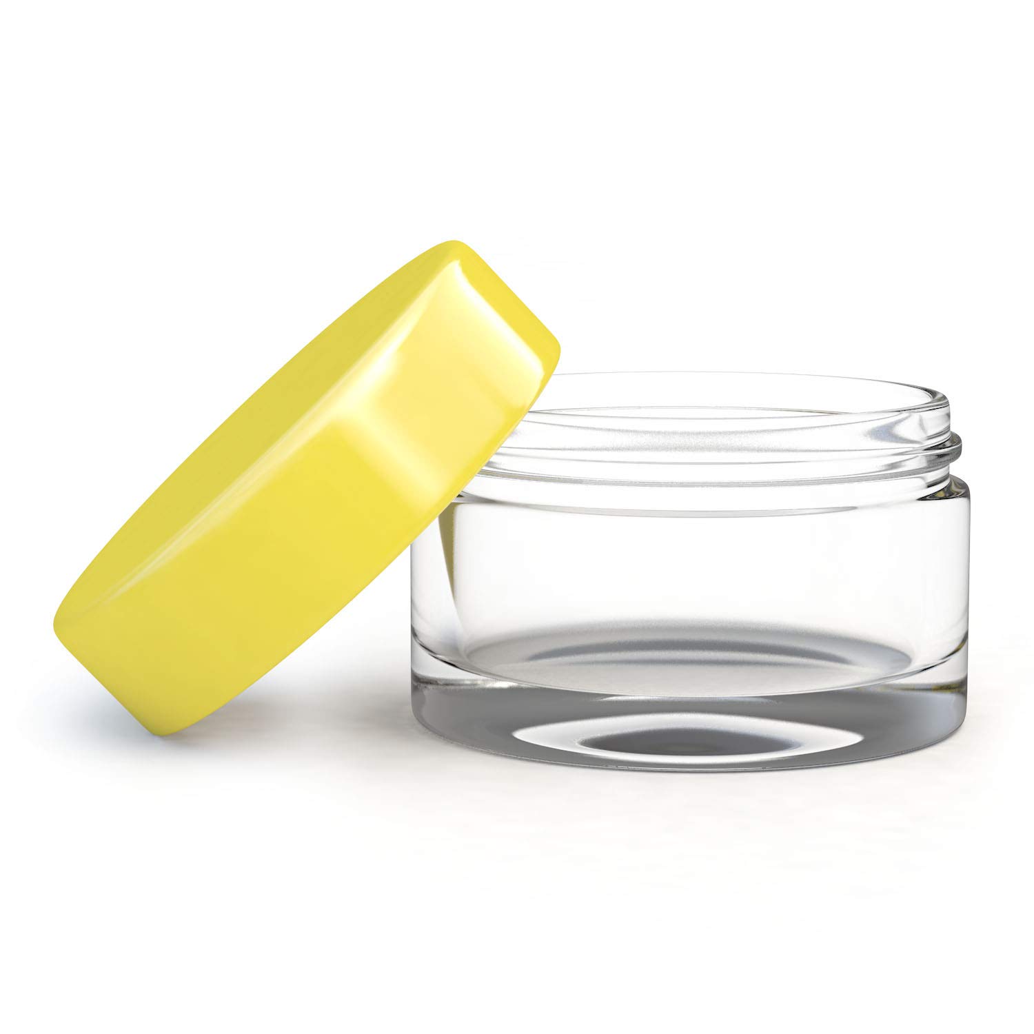 10g PET Plastic Jar Cosmetic Sample Empty Container Plastic Round Lid Small Bottle