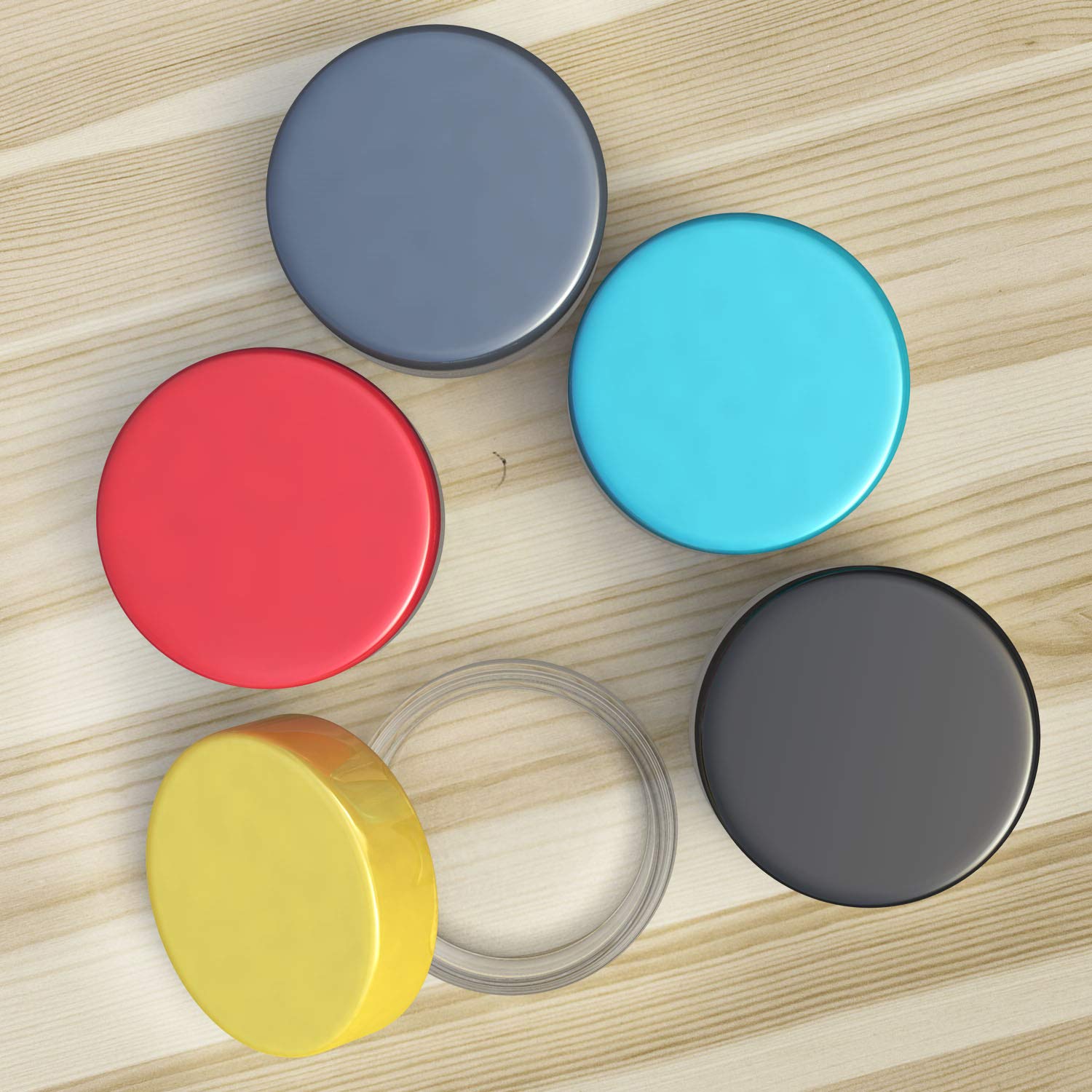 10g PET Plastic Jar Cosmetic Sample Empty Container Plastic Round Lid Small Bottle