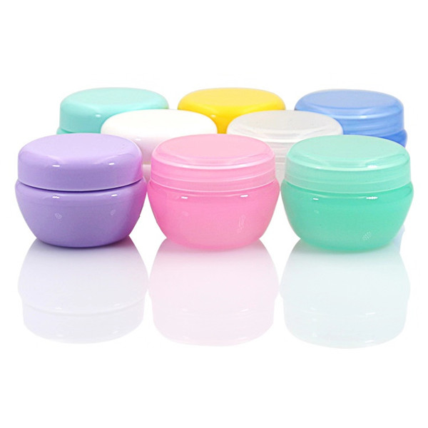 10g Plastic PP jar container with plastic lid cap,facial cream jar, Mushroom sample bottle