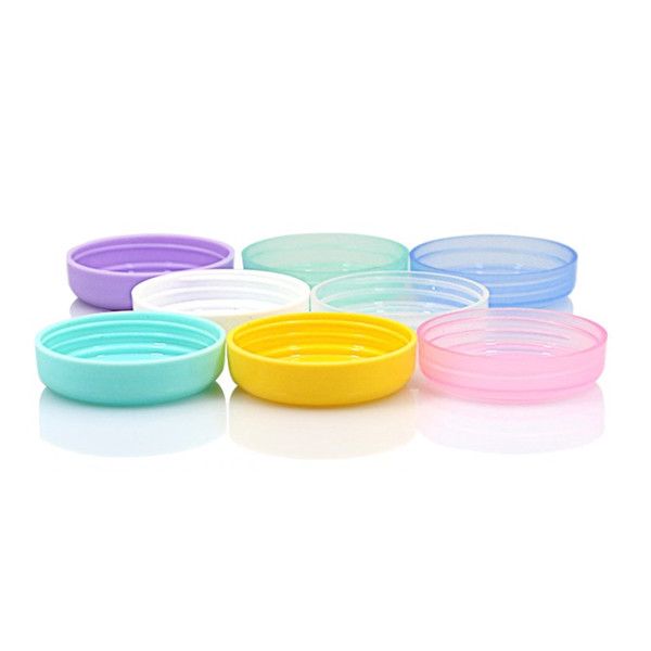10g Plastic PP jar container with plastic lid cap,facial cream jar, Mushroom sample bottle