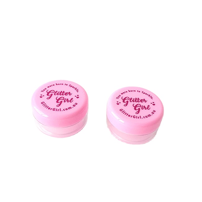 10g Plastic pot cream pink cosmetic jars