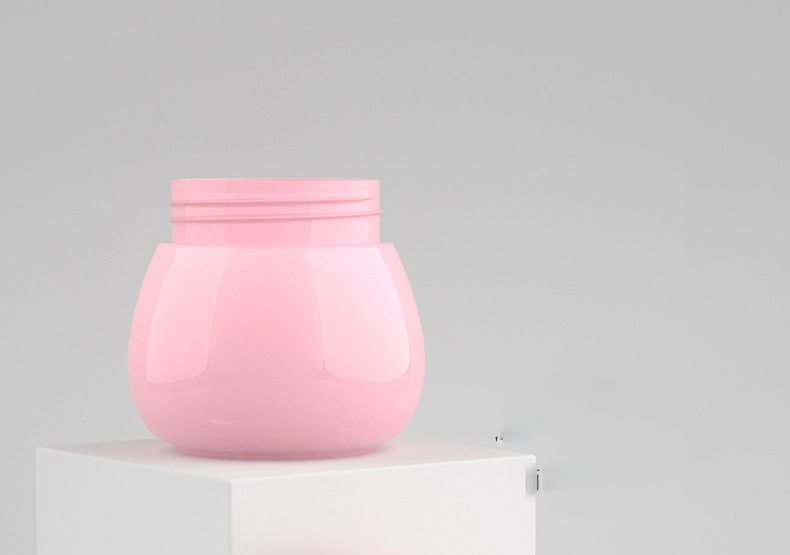 10g Small Empty Fruit shape Plastic Pink Clear Skin Care Lip Scrub Container Jars Cosmetic Packaging