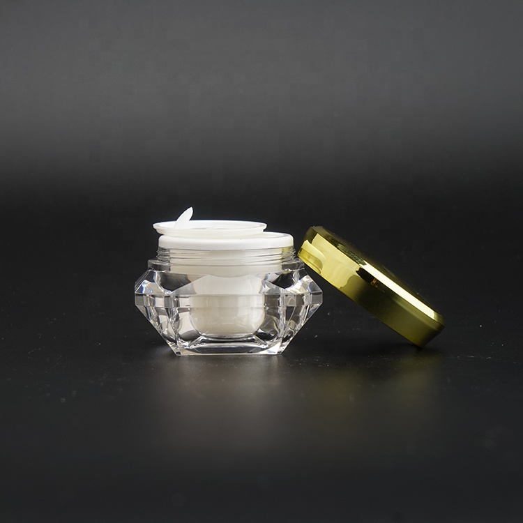 10g Spot sale durable using empty plastic cream jar for cosmetic packaging