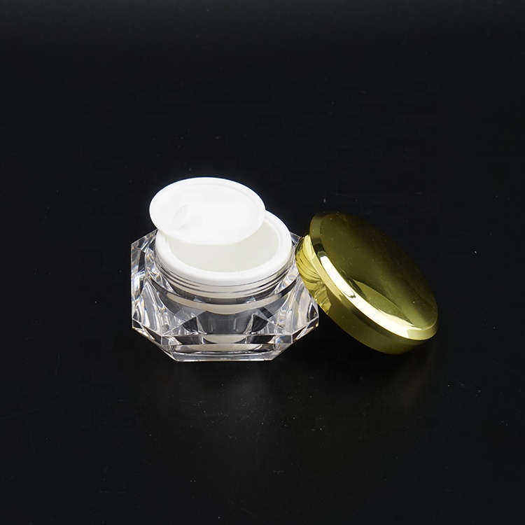10g Spot sale durable using empty plastic cream jar for cosmetic packaging