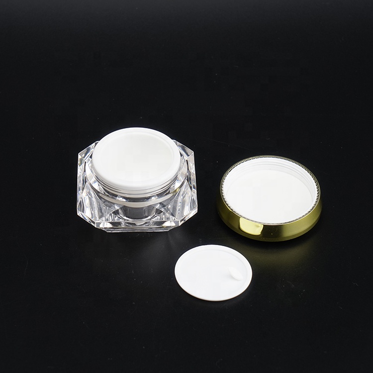 10g Spot sale durable using empty plastic cream jar for cosmetic packaging