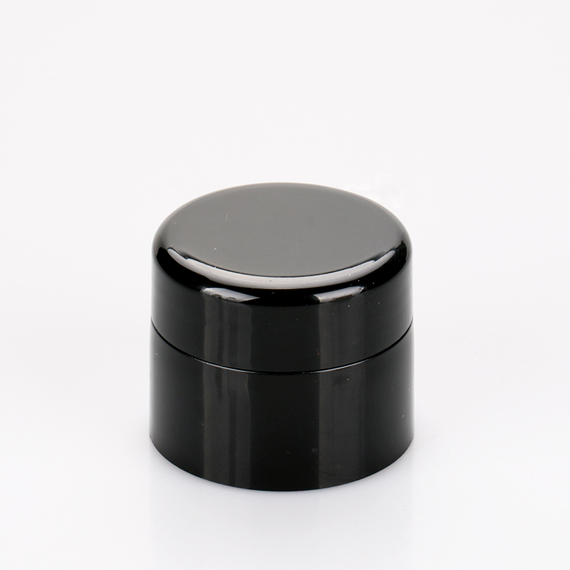 10g cheap custom cosmetic cream plastic jar empty black nail polish bottle in stock
