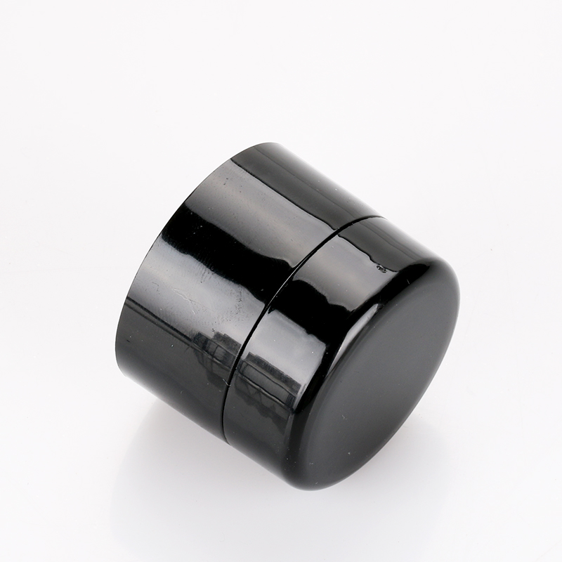 10g cheap custom cosmetic cream plastic jar empty black nail polish bottle in stock