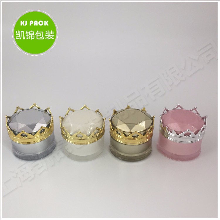10g cosmetic luxury cream beauty personal care gel polish plastic jar acrylic uv nail gel container for cosmetics