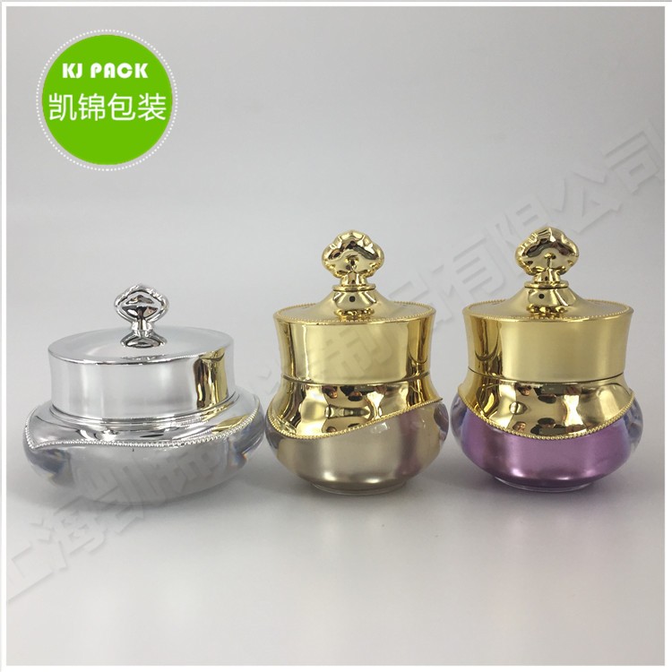 10g cosmetic luxury cream beauty personal care gel polish plastic jar acrylic uv nail gel container for cosmetics
