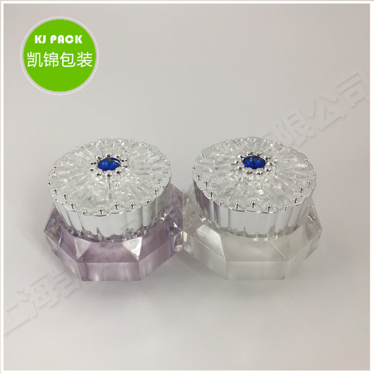 10g cosmetic luxury cream beauty personal care gel polish plastic jar acrylic uv nail gel container for cosmetics