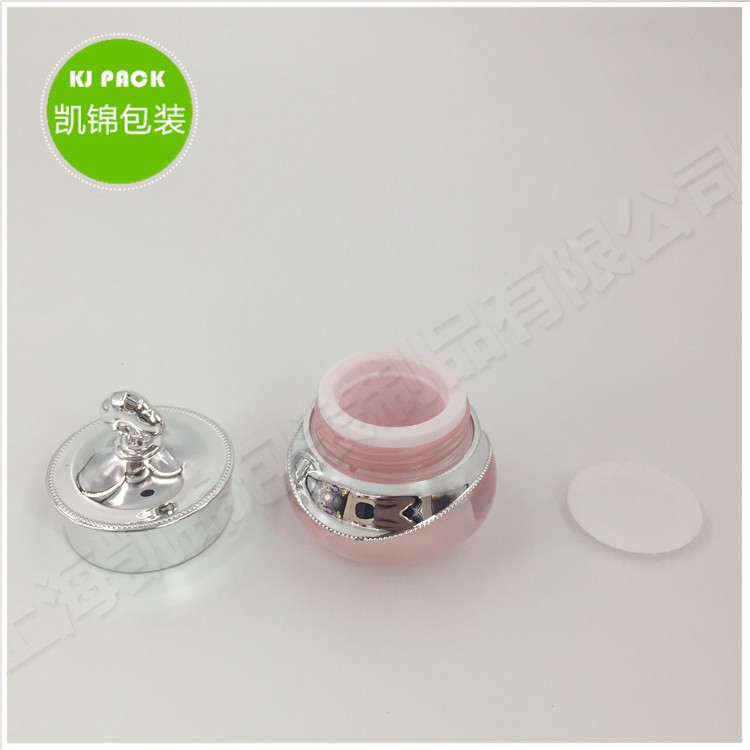 10g cosmetic luxury cream beauty personal care gel polish plastic jar acrylic uv nail gel container for cosmetics