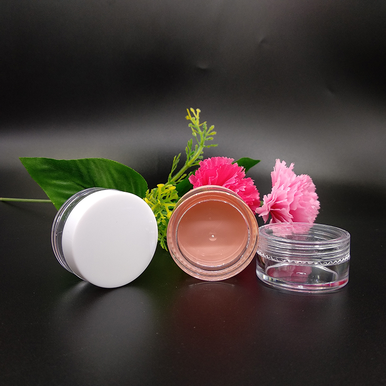 10g empty factory cosmetic plastic cream jar with lid