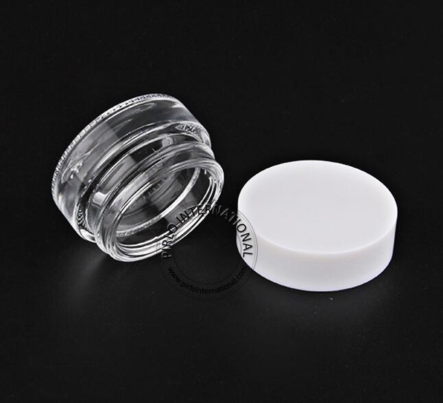 10g empty glass jar mini glass jar liquid eyeliner glass container