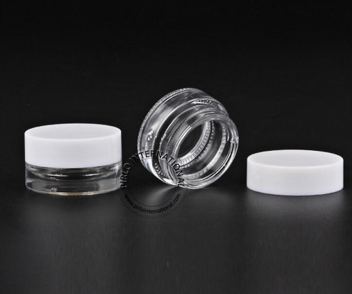 10g empty glass jar mini glass jar liquid eyeliner glass container