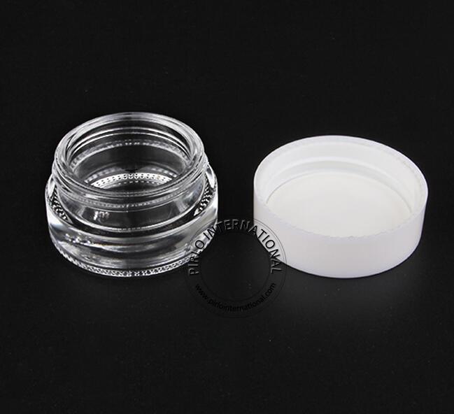 10g empty glass jar mini glass jar liquid eyeliner glass container
