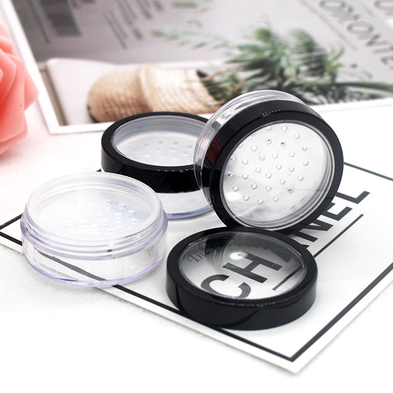 10g empty loose powder jar with sifter cosmetic container eye shadow powder pot