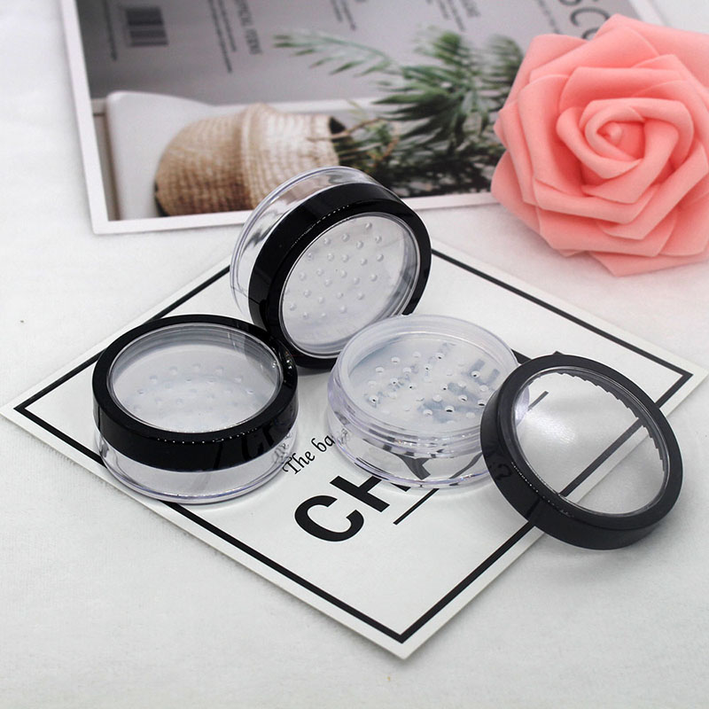 10g empty loose powder jar with sifter cosmetic container eye shadow powder pot