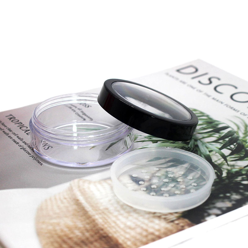 10g empty loose powder jar with sifter cosmetic container eye shadow powder pot