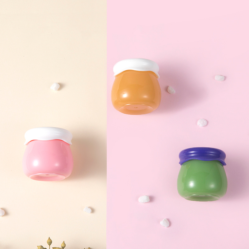 10g empty small cute colorful Acrylic skin care Cream jar sample cute plastic jar