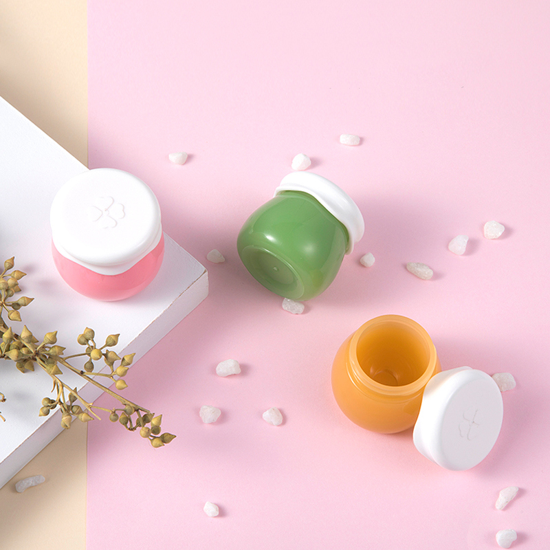 10g empty small cute colorful Acrylic skin care Cream jar sample cute plastic jar