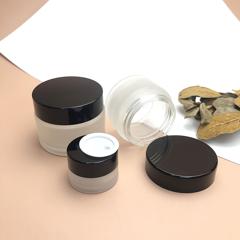 10g glass cream containers cosmetic jar body butter pp cream jar 10g glass jars for creams and lotions