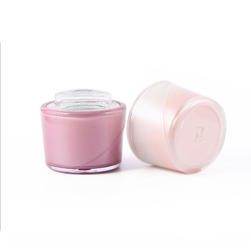 10g in stock ready to ship luxury purple acrylic cream container for cosmetic packaging plastic cream jar