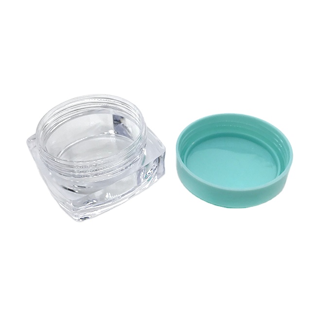 10g lip balm jar PS Blue plastic cream jar